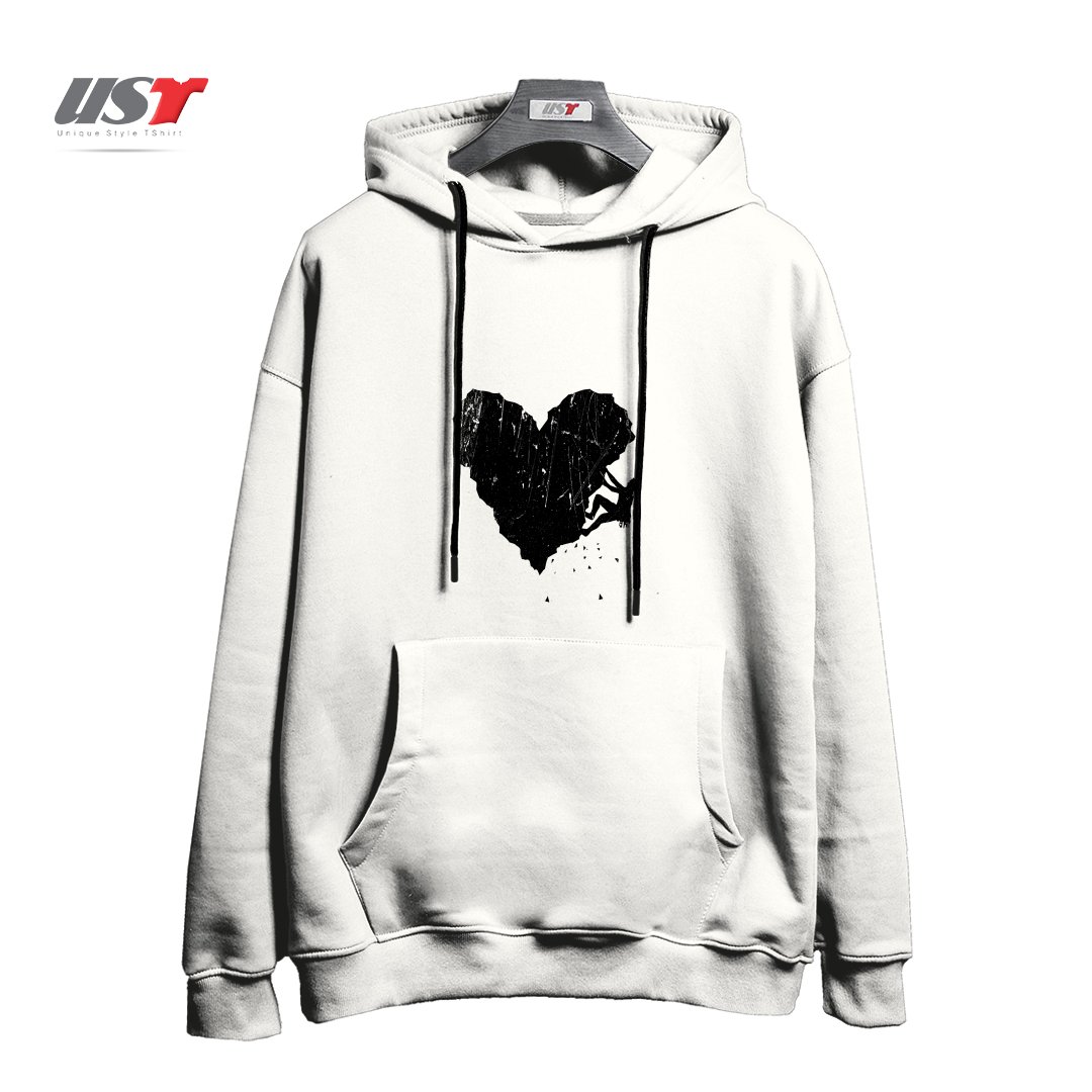 هودی اورسایز طرح PEAK OF LOVE