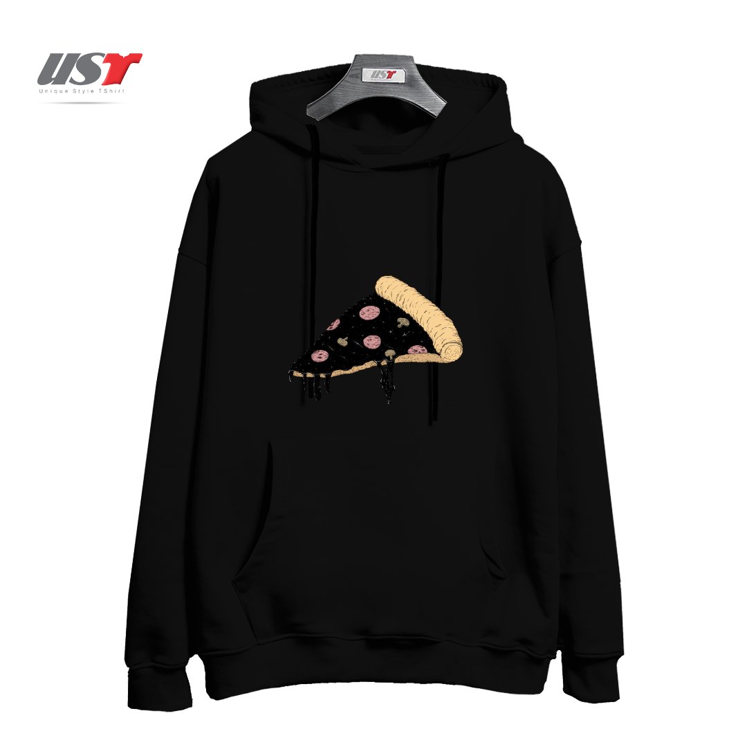 طرح CELESTIAL SLICE هودی اورسایزرنگ مشکی