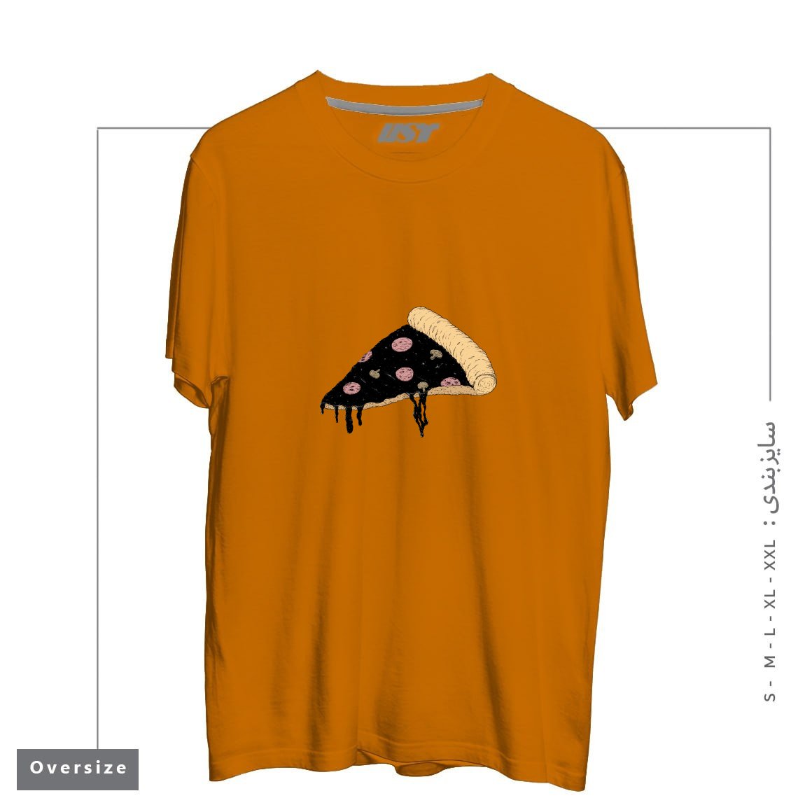 تیشرت اورسایز طرح CELESTIAL SLICE