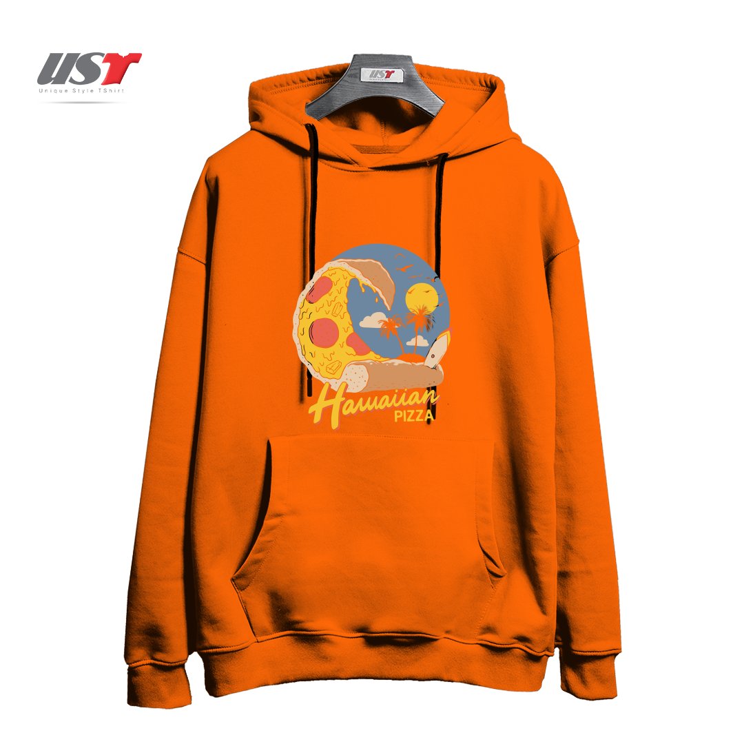 هودی اورسایز طرح HAWAIIAN PIZZA