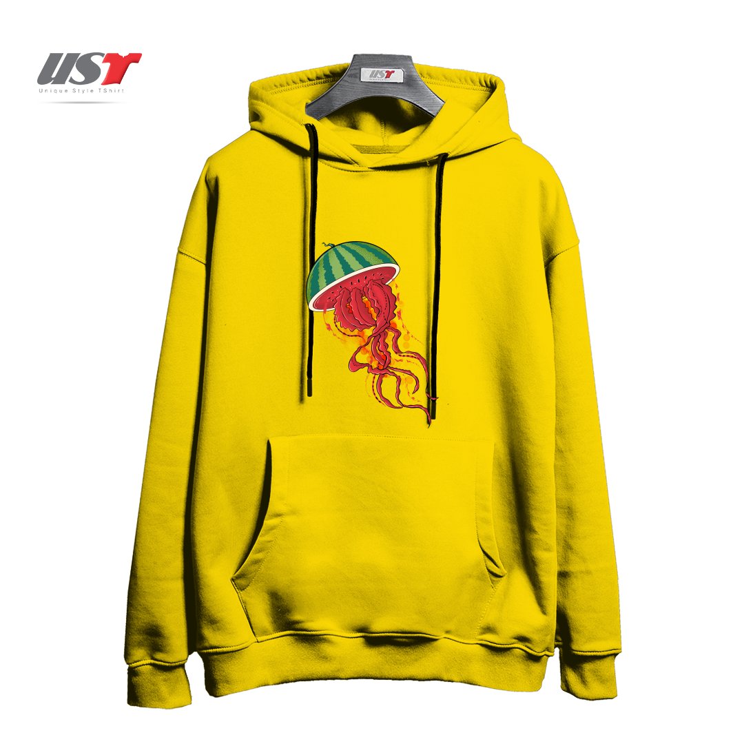 هودی اورسایز طرح WATERJELLYMELON