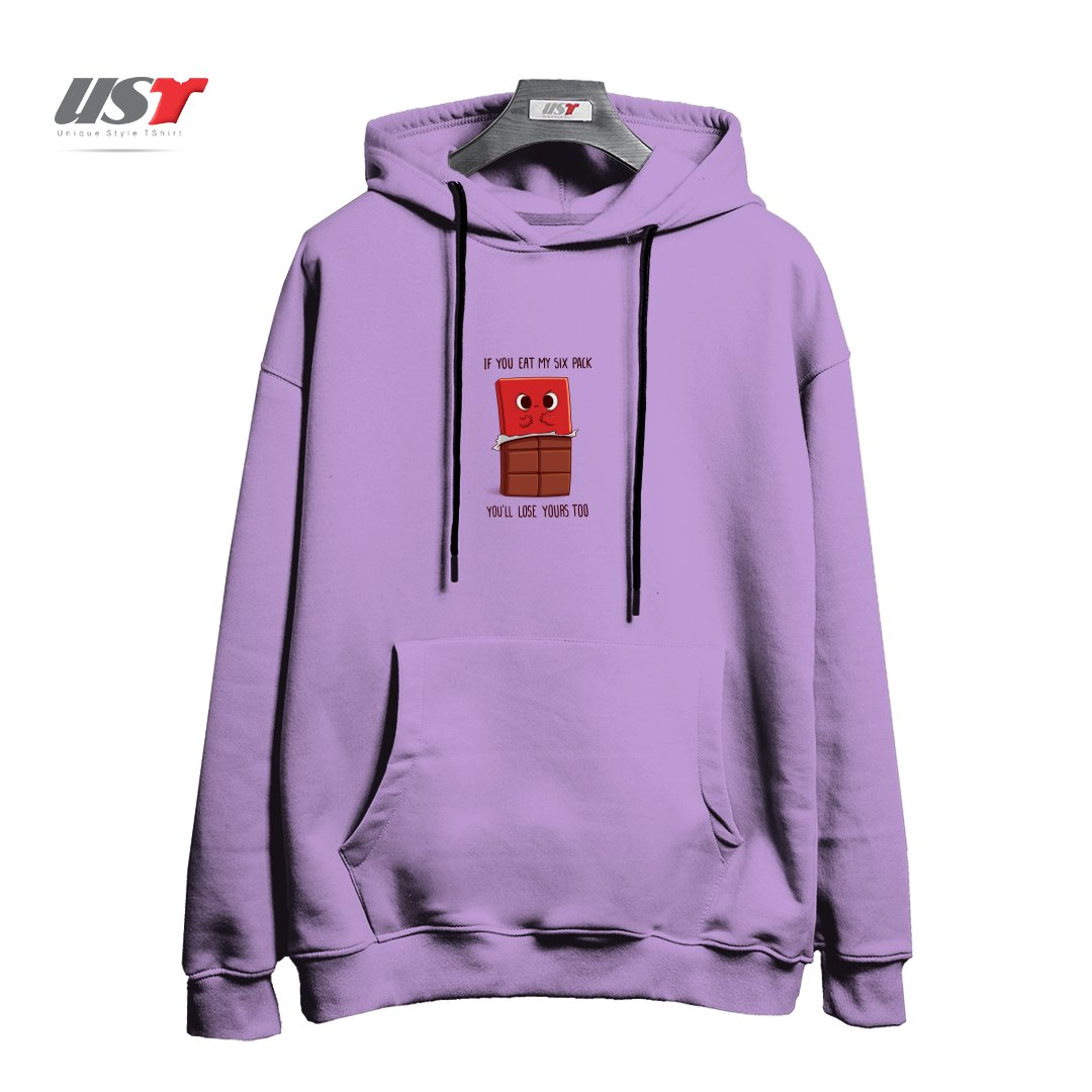 هودی اورسایز طرح SWEET THREAT