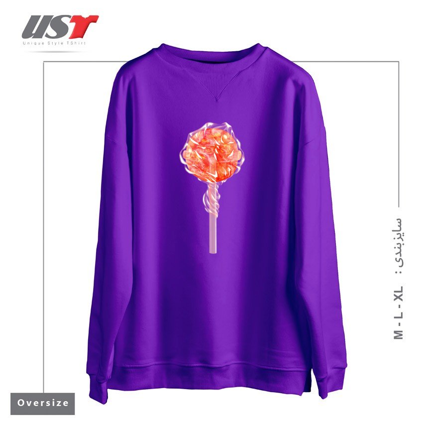 سوییشرت اورسایز طرح SUNSHINE SUCKER