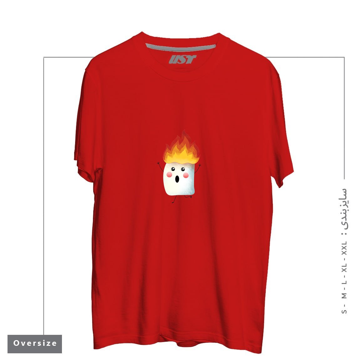 تیشرت اورسایز طرح RUNNING FAST