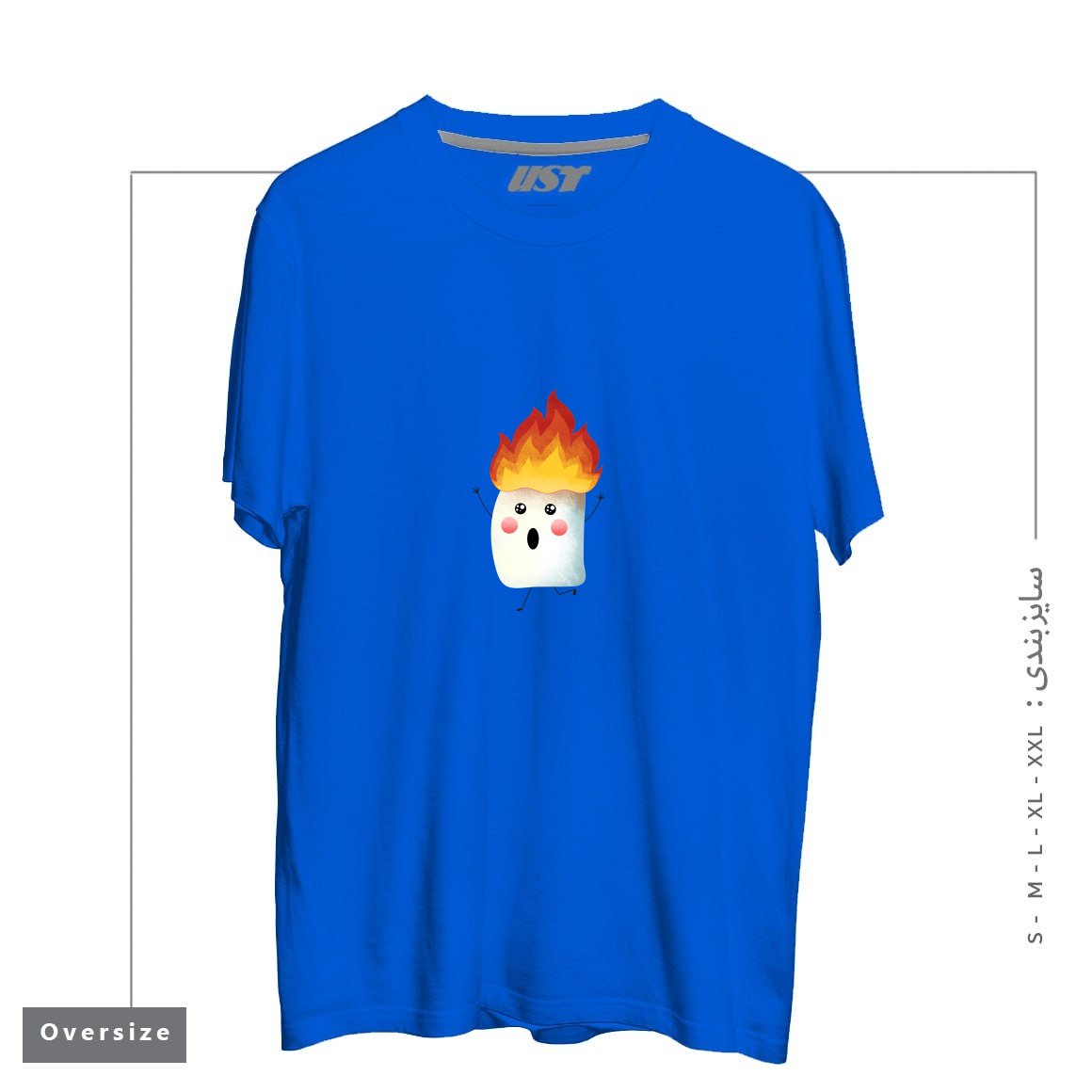 تیشرت اورسایز طرح RUNNING FAST