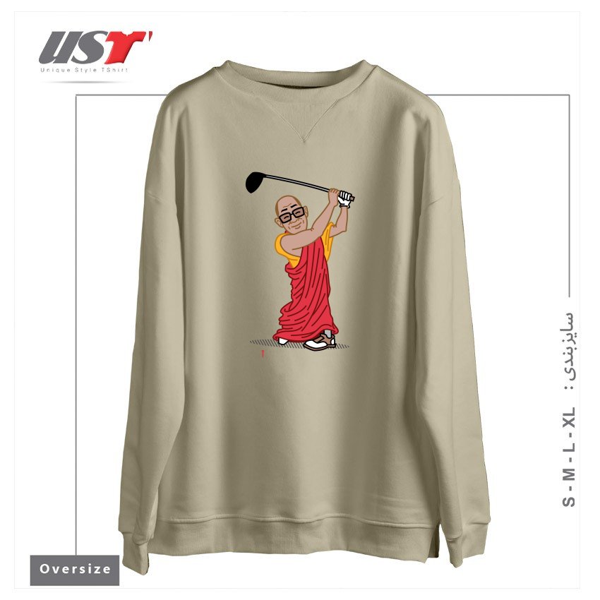 سوییشرت اورسایز طرح BIG HITTER
