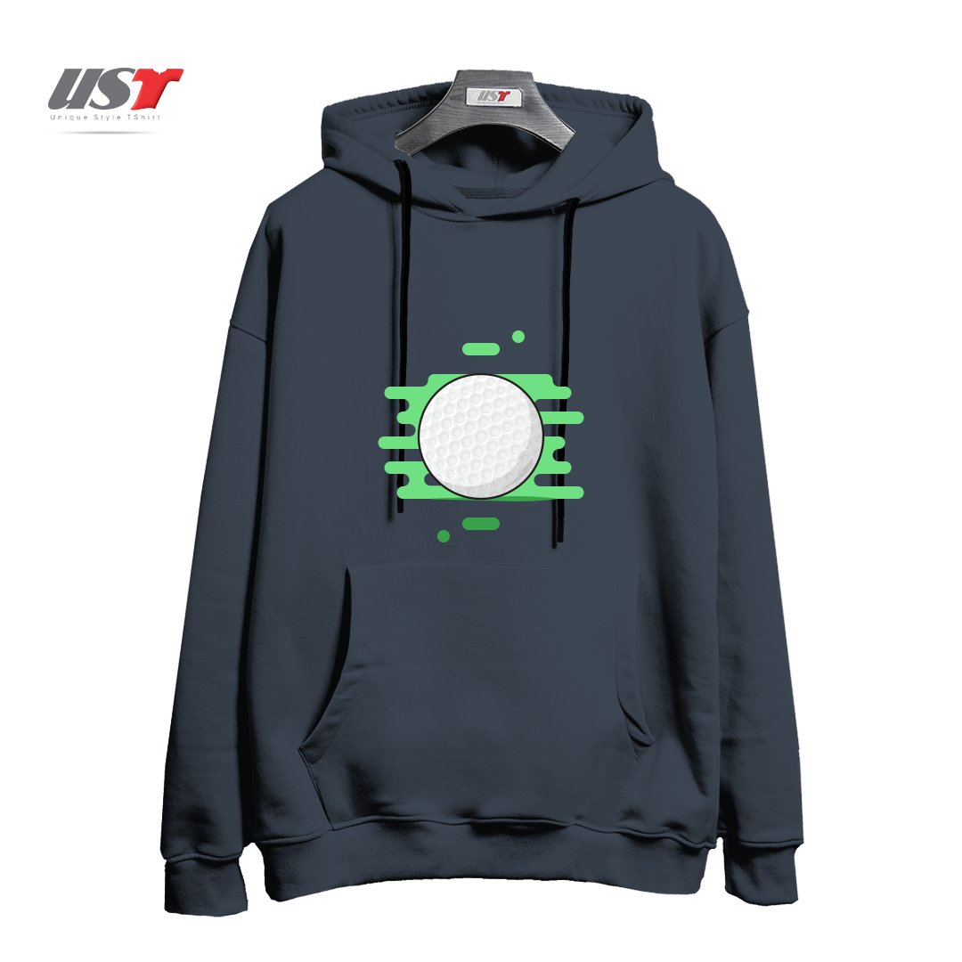 طرح GOLF BALL هودی اورسایزرنگ دودی