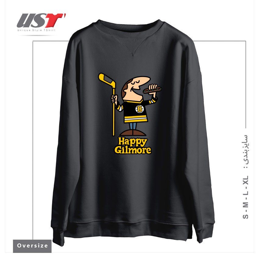 طرح LITTLE HAPPYS سوییشرت اورسایزرنگ دودی