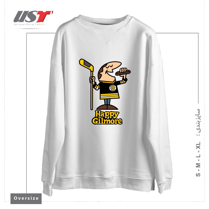 سوییشرت اورسایز طرح LITTLE HAPPYS
