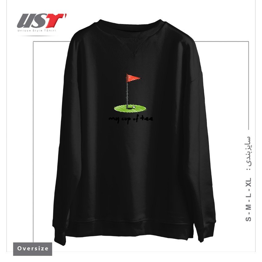 سوییشرت اورسایز طرح TEE ANYONE!