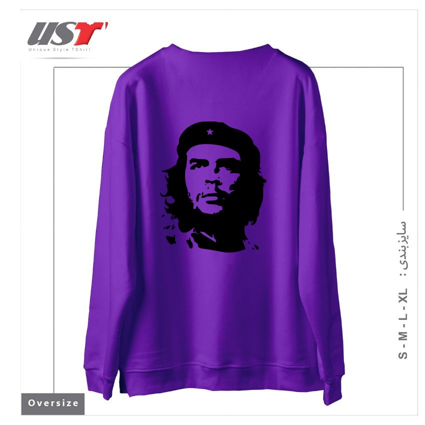 طرح CHE سوییشرت اورسایزرنگ بنفش