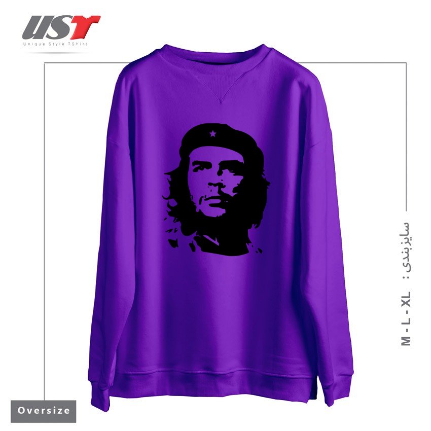 طرح CHE سوییشرت اورسایزرنگ بنفش