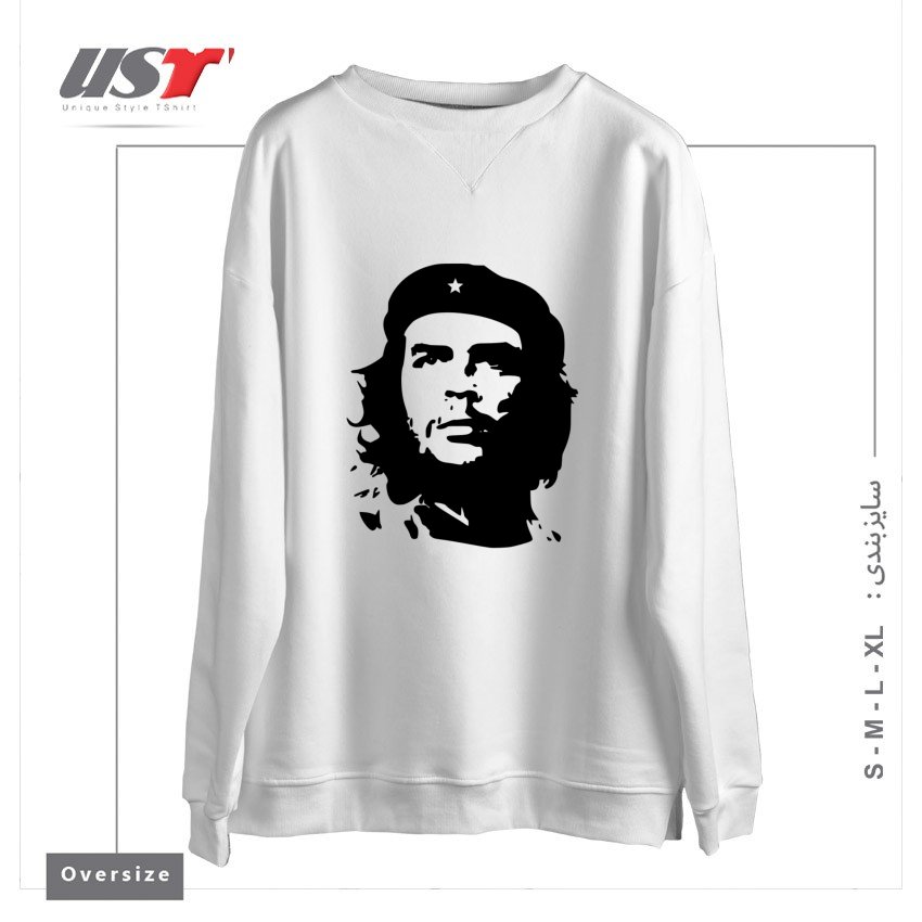 طرح CHE سوییشرت اورسایزرنگ سفید