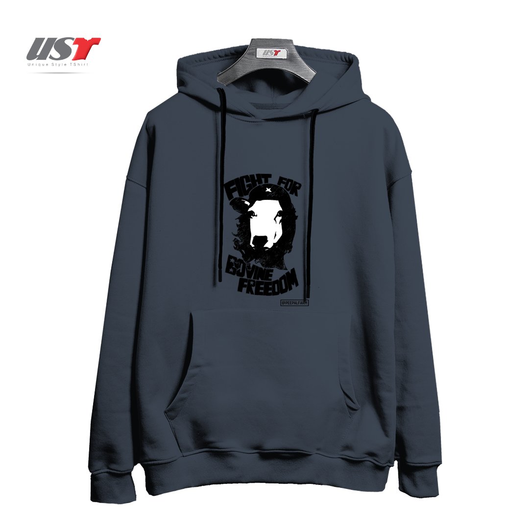 هودی اورسایز طرح FIGHT FOR BOVINE FREEDOM