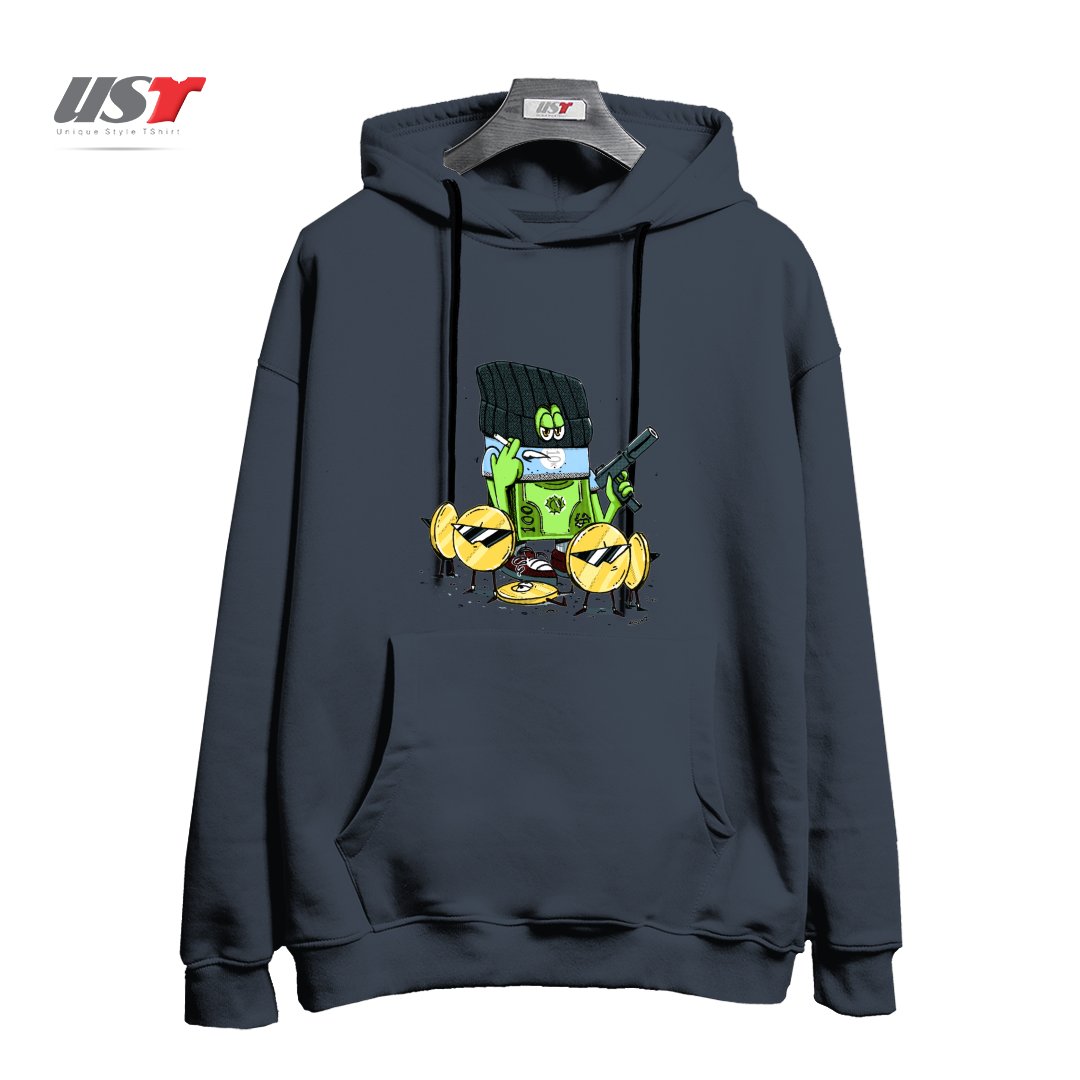 هودی اورسایز طرح GET MONEY GANG