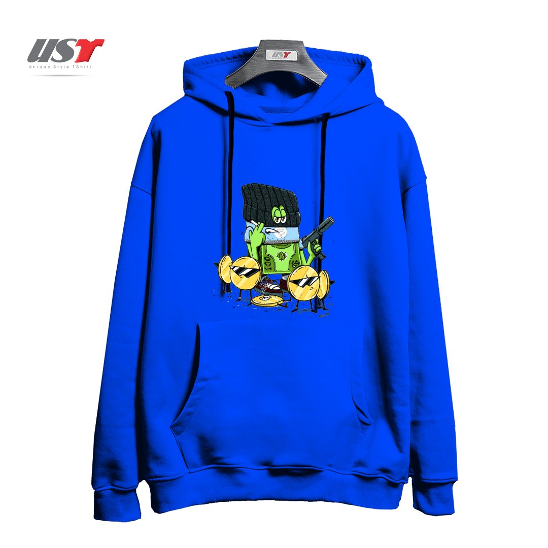 هودی اورسایز طرح GET MONEY GANG