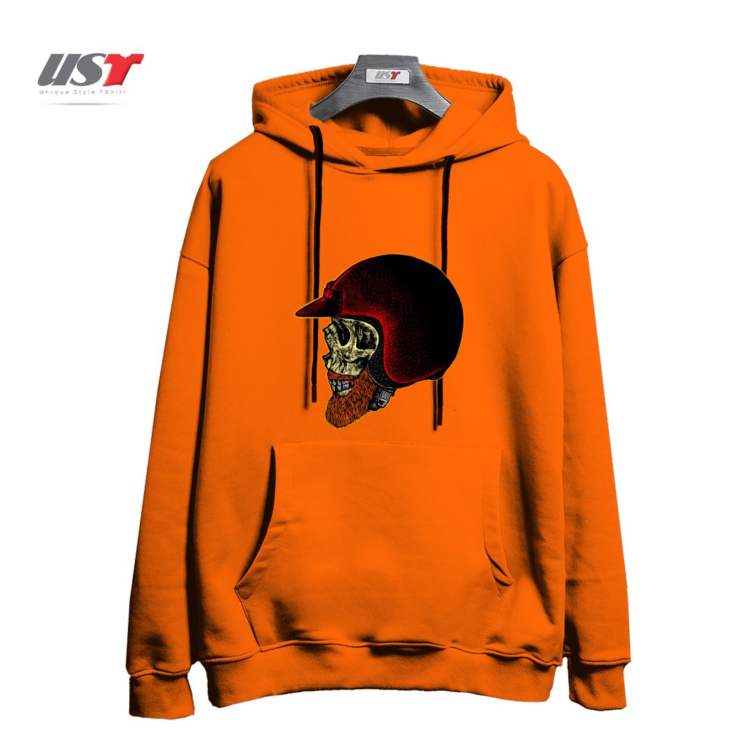 هودی اورسایز طرح MIGHTY BIKER