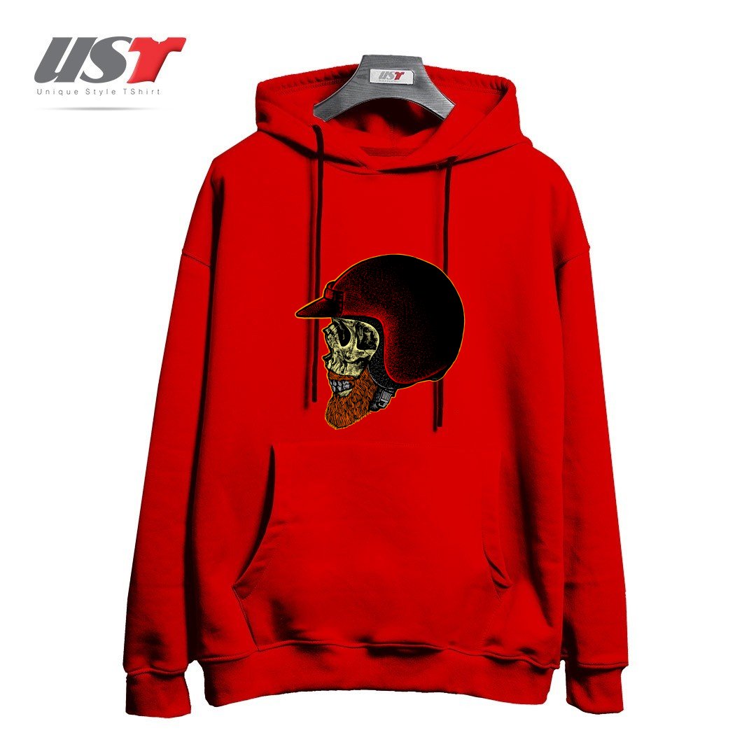 هودی اورسایز طرح MIGHTY BIKER