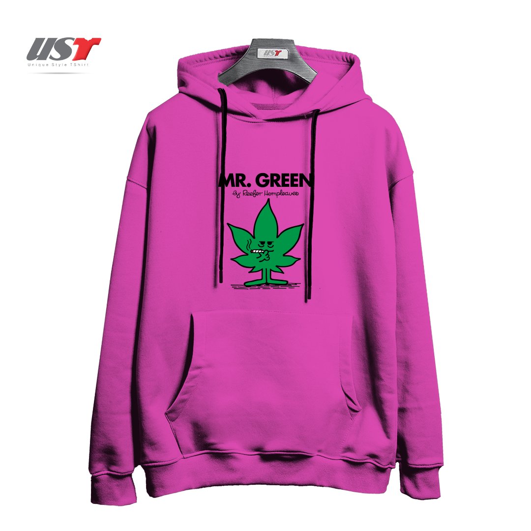 هودی اورسایز طرح MR. GREEN