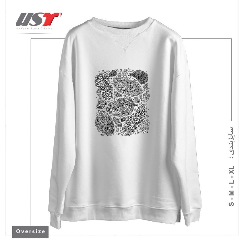 سوییشرت اورسایز طرح NUGS