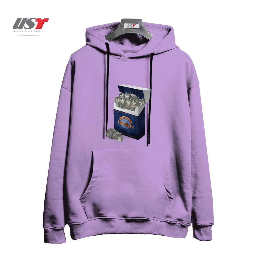 طرح PACK OF WOLVES هودی اورسایزرنگ یاسی