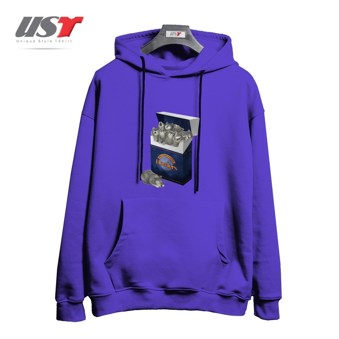 هودی اورسایز طرح PACK OF WOLVES