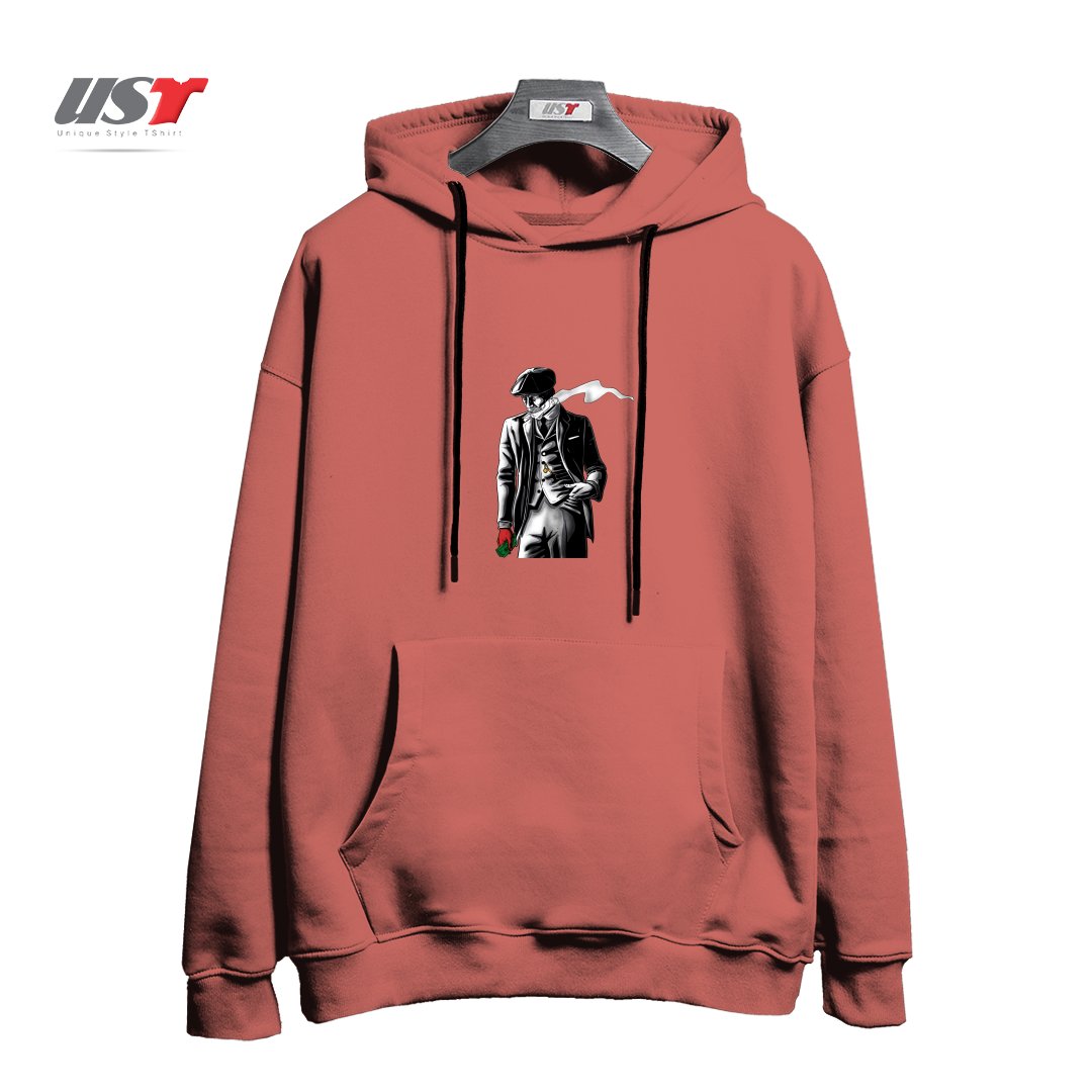 طرح SHELBY هودی اورسایزرنگ آجری