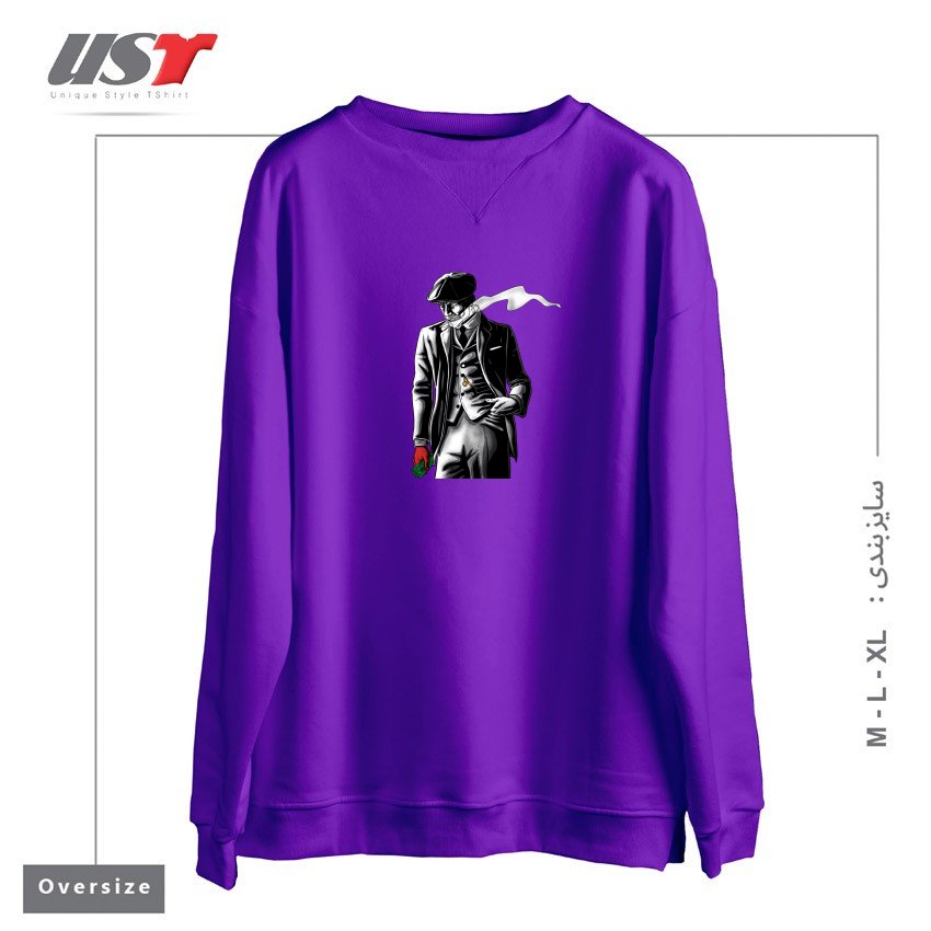 سوییشرت اورسایز طرح SHELBY